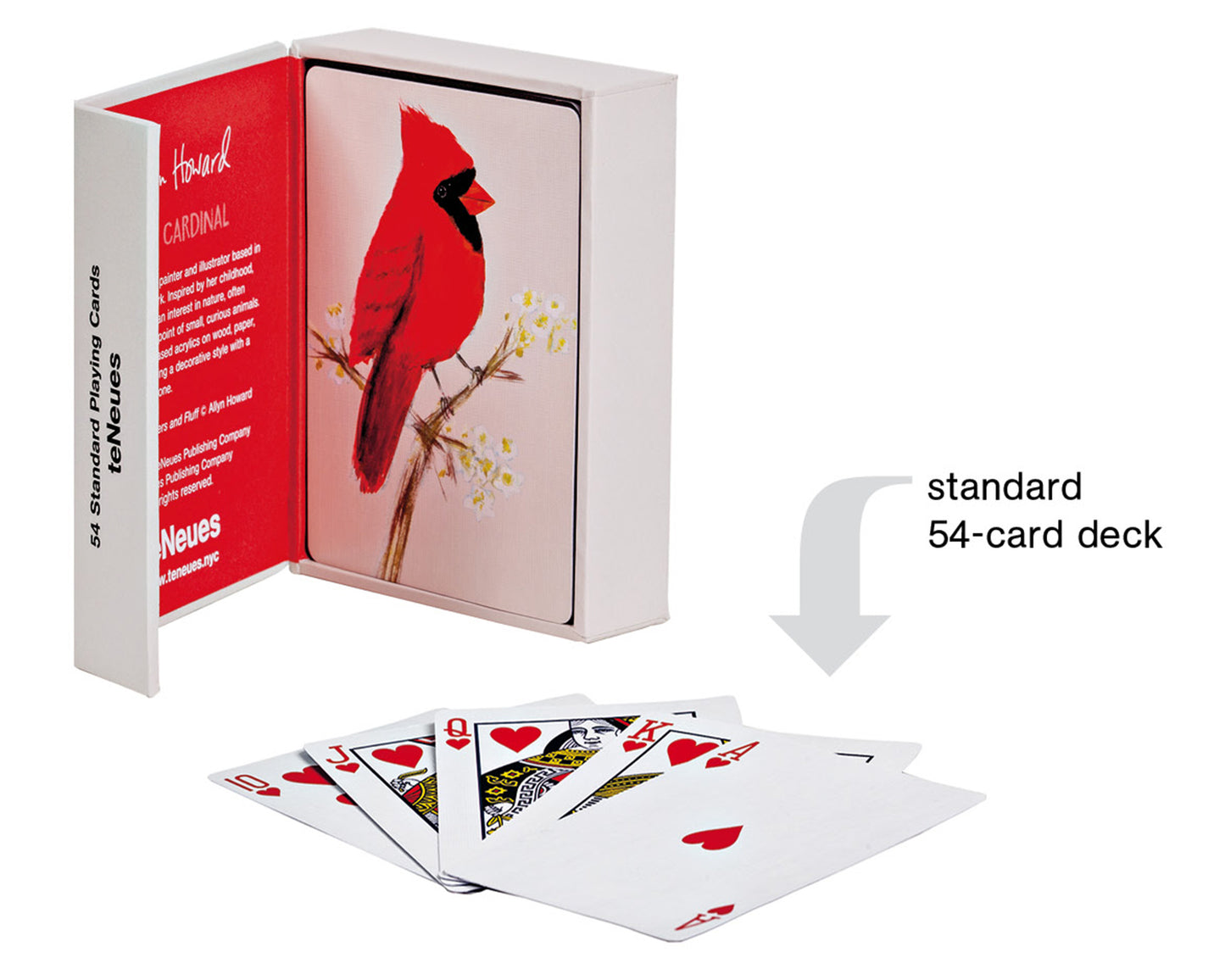 Cartes à jouer Cardinal rouge