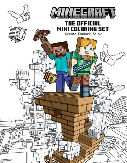 Minecraft: The Official Mini Coloring Set