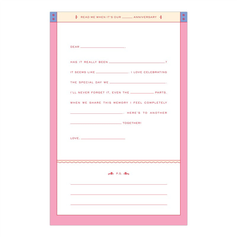 Letters to the Love of My Life Read Me When Box