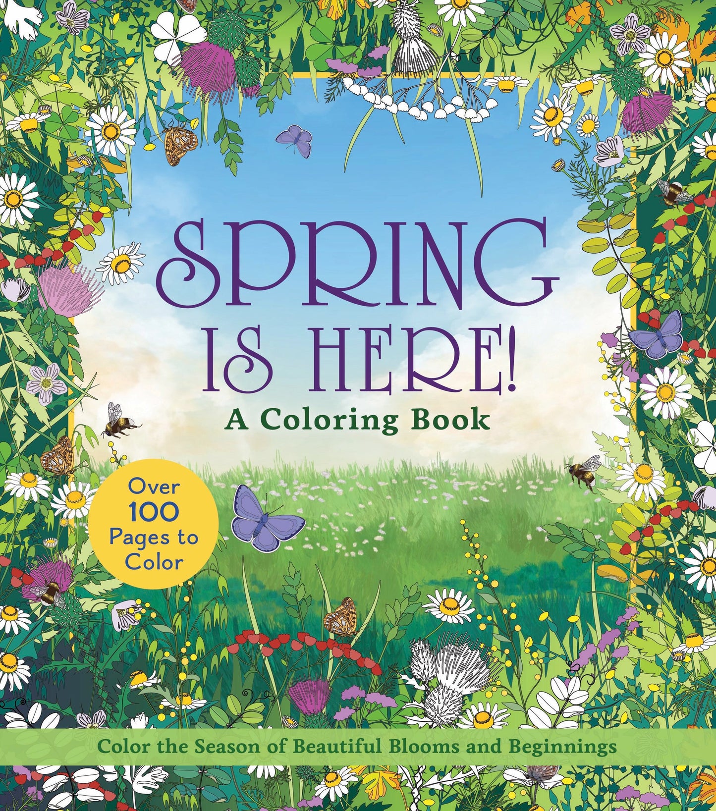 Spring is Here! Coloring Book