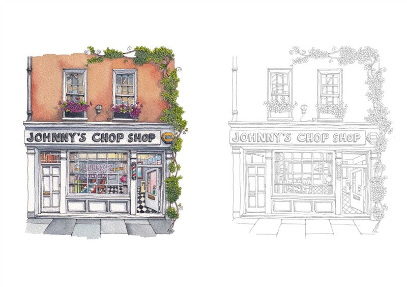 Urban Anna's We'll Always Have London Coloring Book