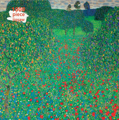 Puzzle adulte Gustav Klimt : Champ de coquelicots