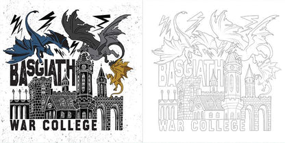 Fourth Wing: The Official Coloring Book