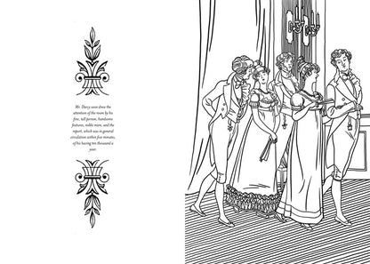 Pride and Prejudice: Classics Coloring