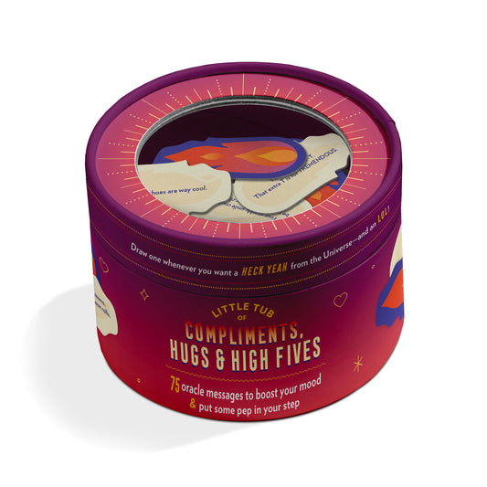 Little Tub of Compliments, Hugs &amp; High Fives