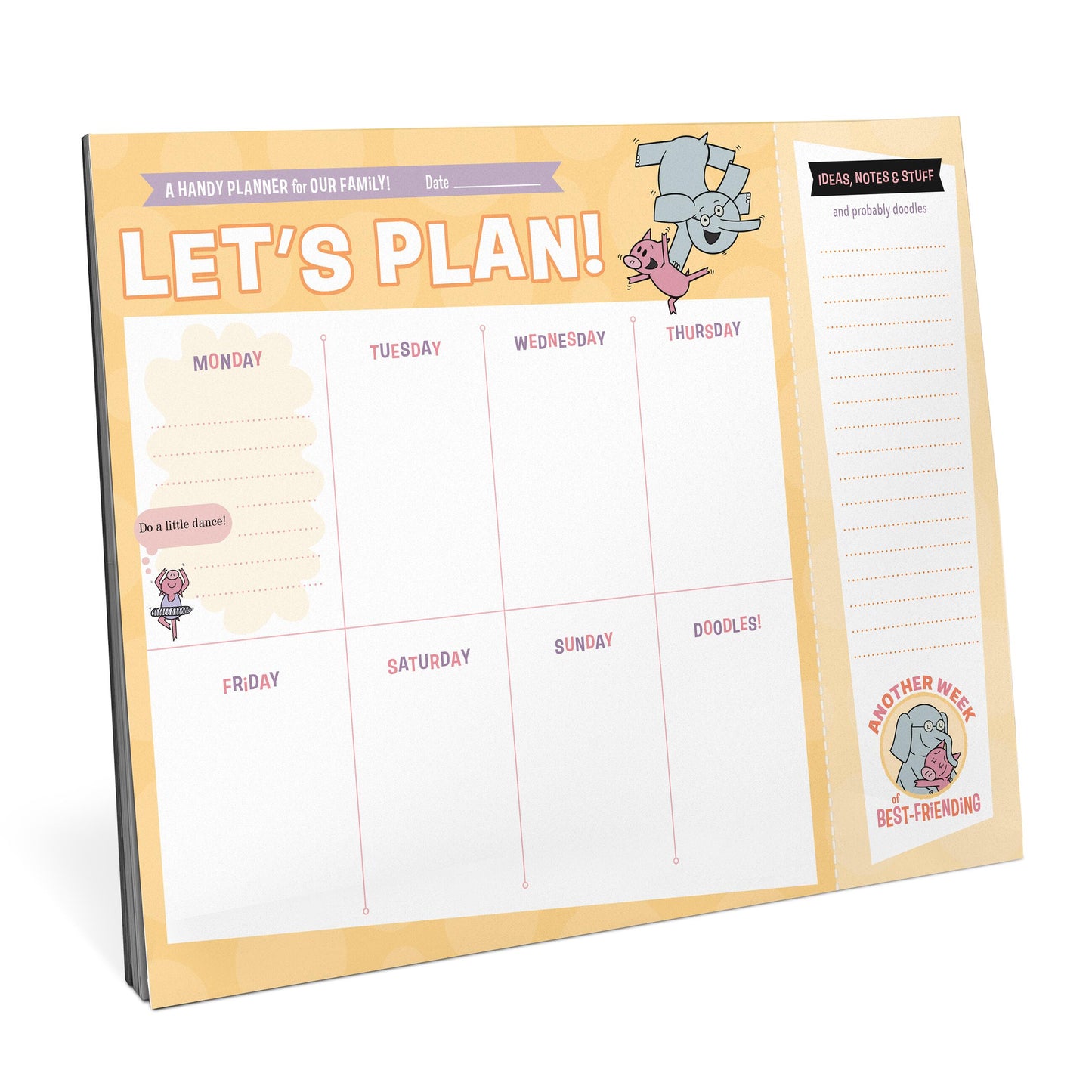 Let’s Plan!: An Elephant &amp; Piggie Desktop Calendar
