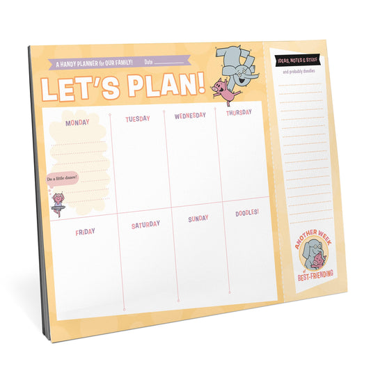 Let’s Plan!: An Elephant &amp; Piggie Desktop Calendar