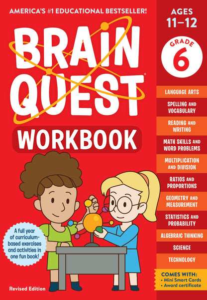 Cahier d'exercices Brain Quest : édition révisée pour la 6e année