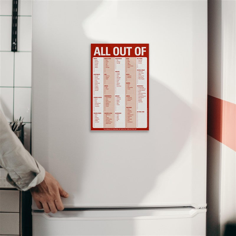 All Out Of Pad with Magnet (Red)