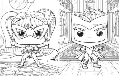Marvel: The Official Avengers Funko POP! Coloring Book