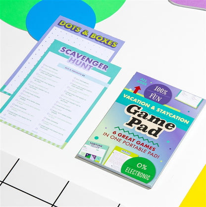 Vacation &amp; Staycation On-The-Go Game Pad, Vacation &amp; At-Home Activity Book for Kids