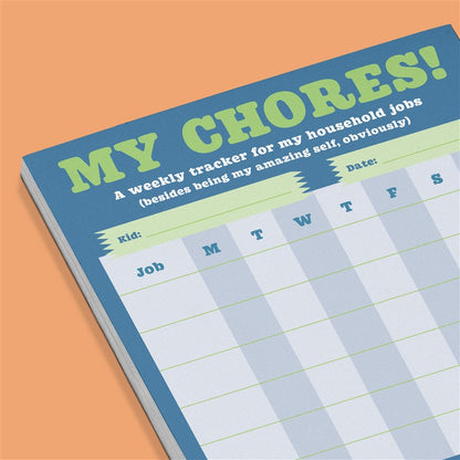 My Chores Weekly Tracker Pad Can-Do Pad with Sticker Sheet
