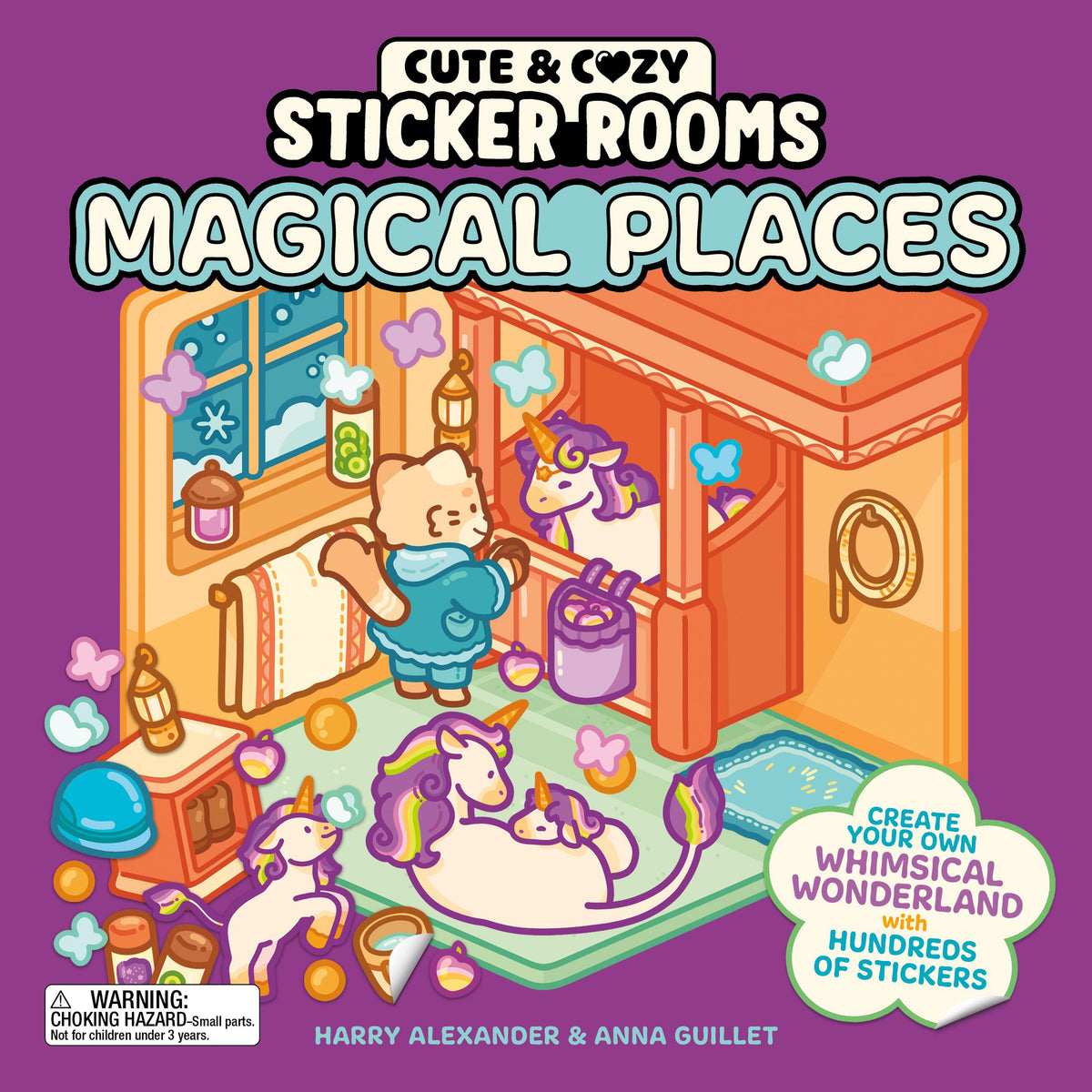 Cute & Cozy Sticker Rooms: Magical Places