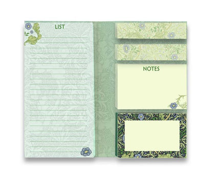 William Morris: Seaweed Flame Tree Sticky Notes Folder