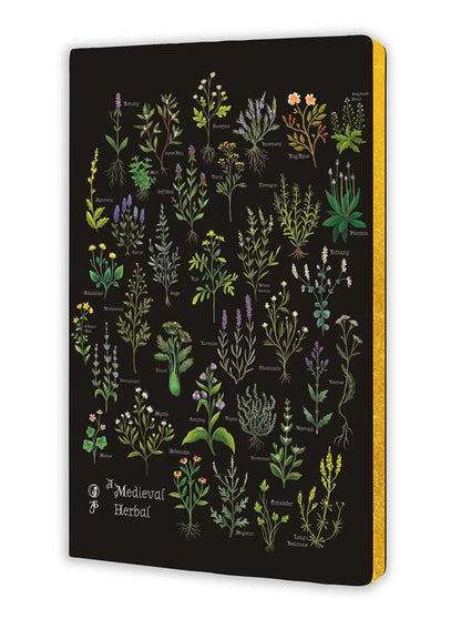 Anna Stead: Medieval Herbal (Soft Touch Journal)