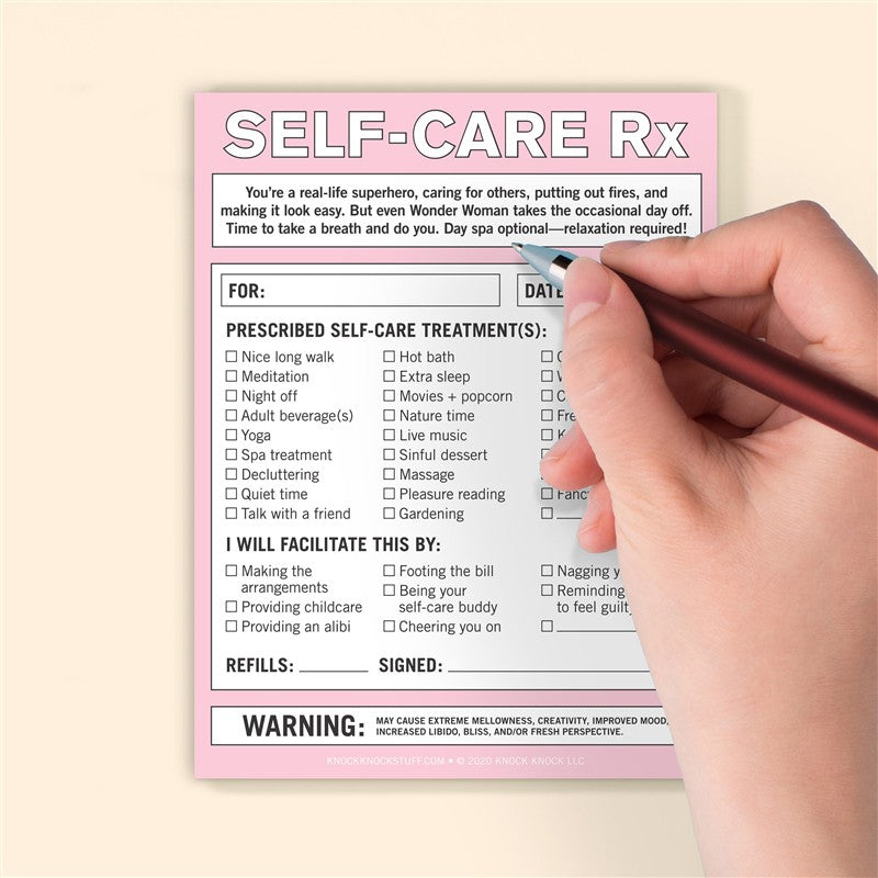 Self-Care RX Nifty Note