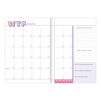 WTF Undated Planner and Weekly Agenda Notebook