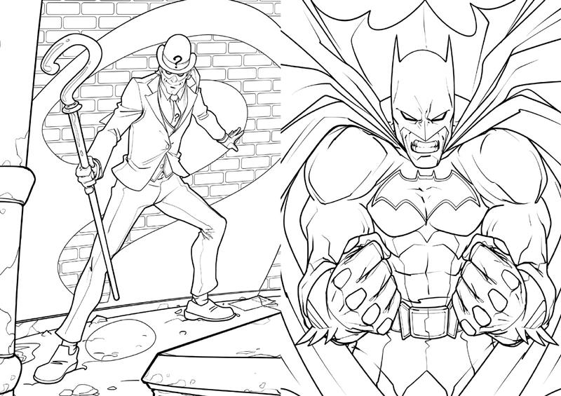 Batman Mini Coloring Set