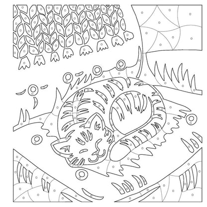 Autumn Inspirations: A Monochrome Coloring Book