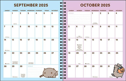 Pusheen 16-Month 2025-2026 Weekly/Monthly Planner Calendar