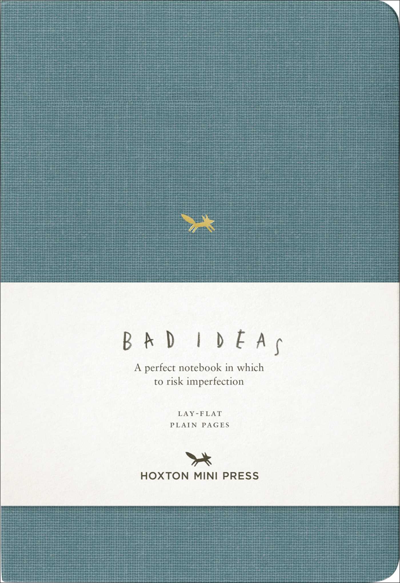 A Notebook for Bad Ideas (Medium / Blue / Unlined)