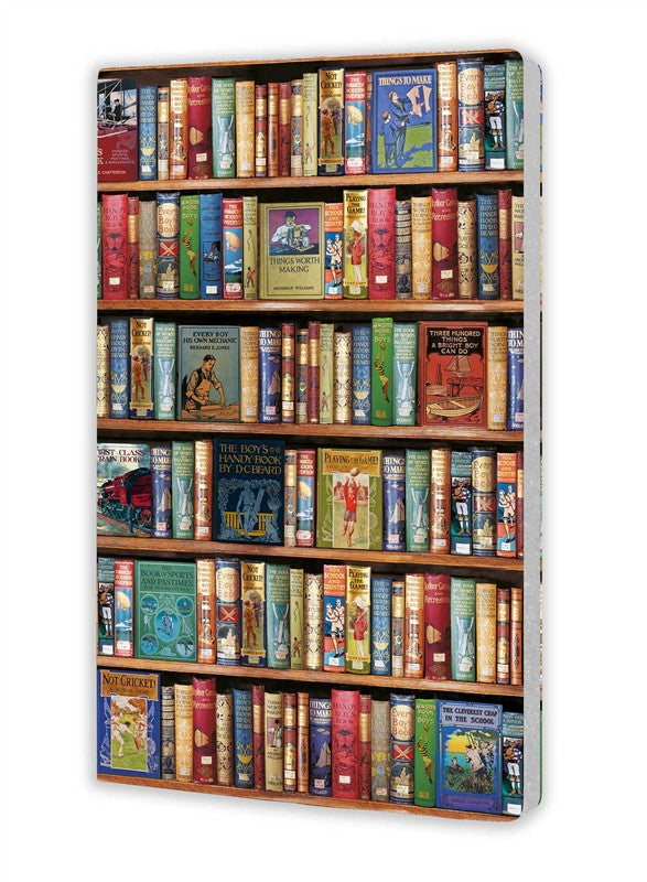 Bodleian Libraries: Hobbies & Pastimes Vintage Bookshelves (Soft Touch Journal)