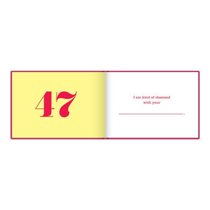 What I Love about You Fill in the Love Book