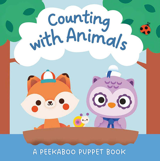 Counting with Animals: A Peekaboo Puppet Book (Includes Board Book and Glove with 5 Finger Puppets!)