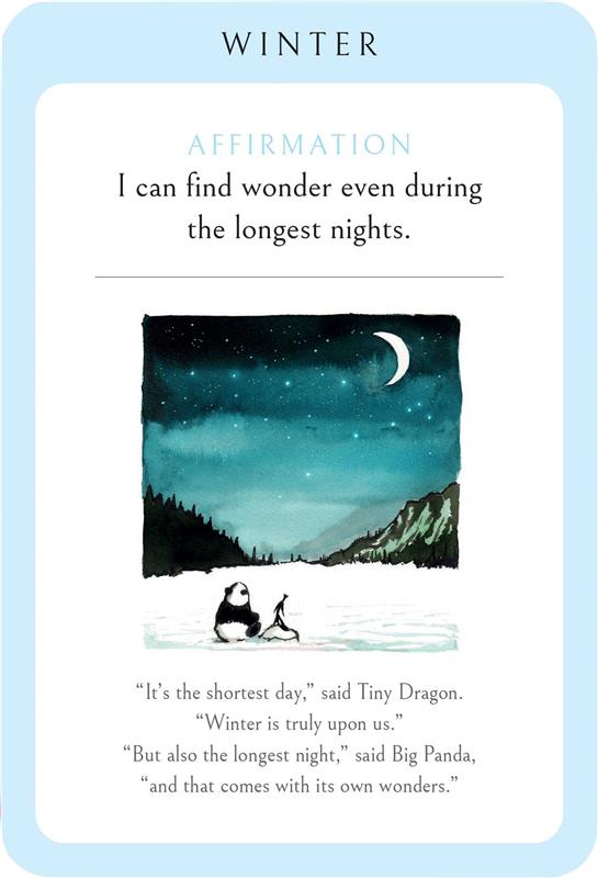 Big Panda and Tiny Dragon Affirmation Cards