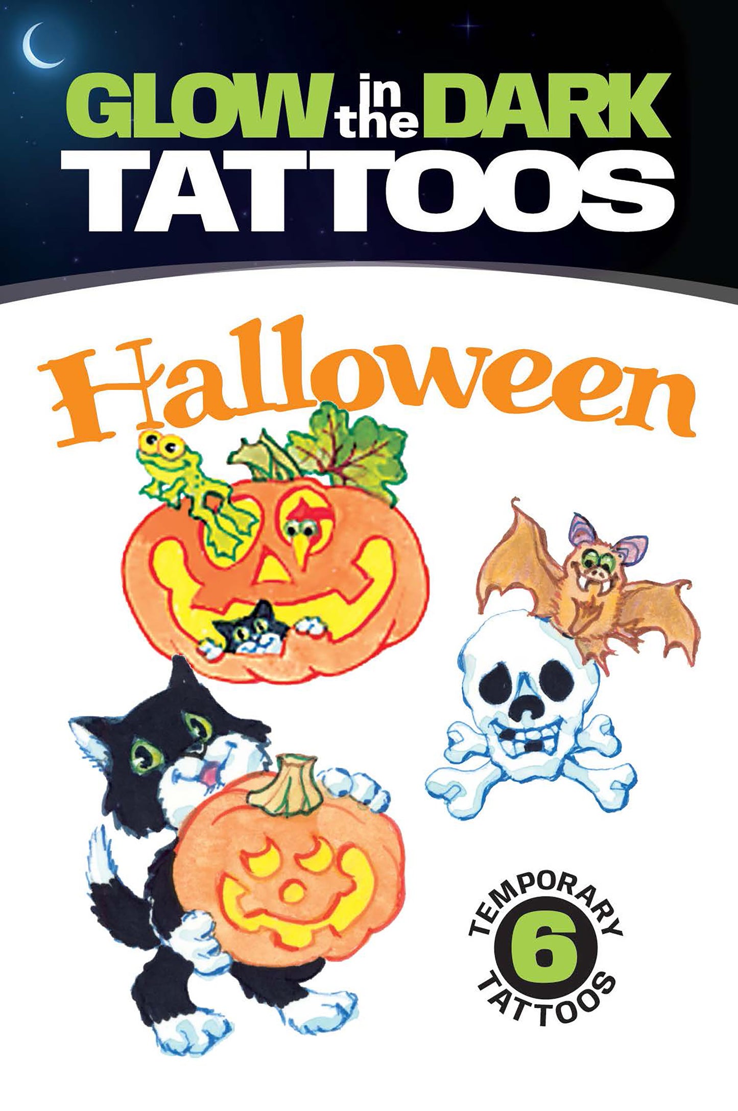 Tatouages ​​phosphorescents : Halloween