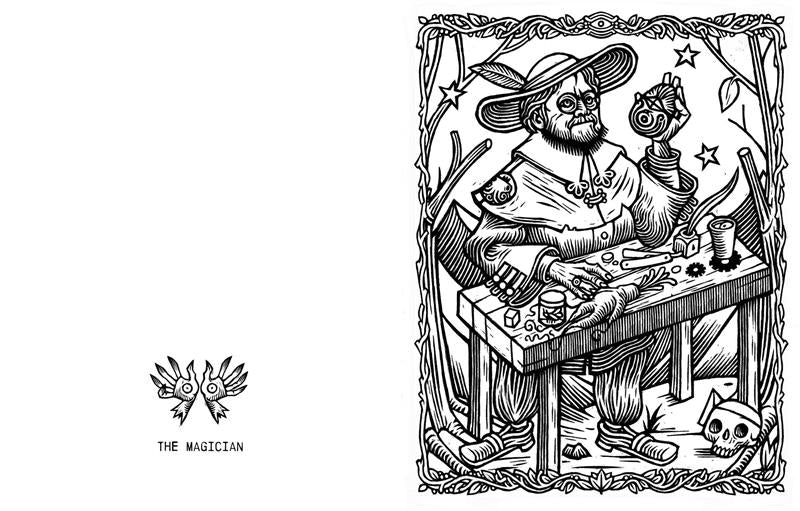 Tarot del Toro Coloring Book