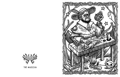 Tarot del Toro Coloring Book
