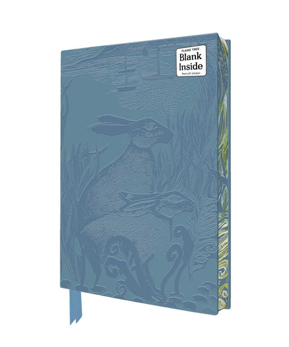 Angela Harding: Rathlin Hares Artisan Art Blank Notebook (Flame Tree Journals)