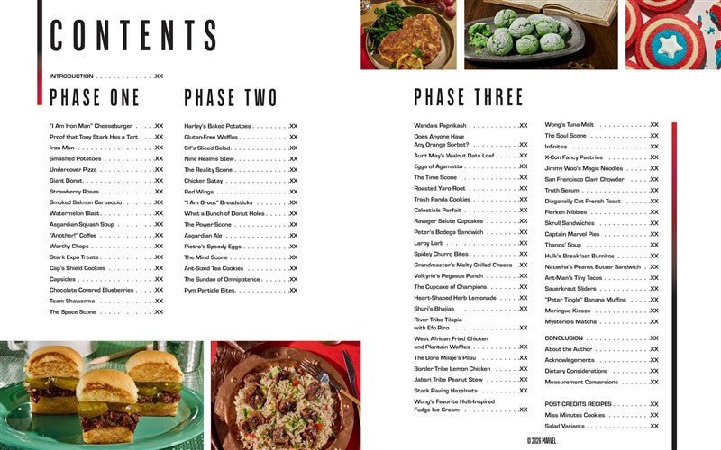 Marvel Studios: The Official Cookbook
