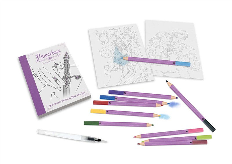 Lauren Roberts: Powerless Watercolor Pencils and Postcards Set