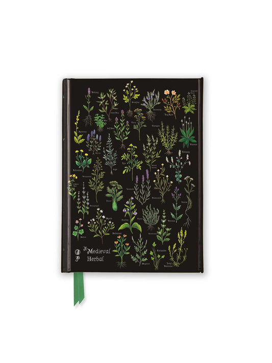 Anna Stead: A Medieval Herbal (Foiled Pocket Journal)