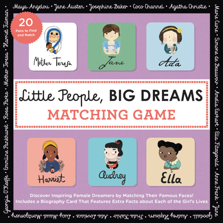 Jeu de correspondance Little People, BIG DREAMS