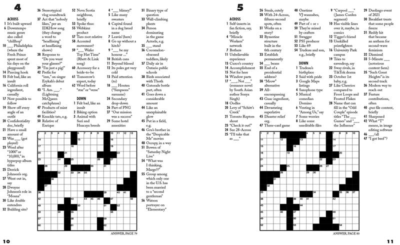 A-to-Gen Z Crosswords