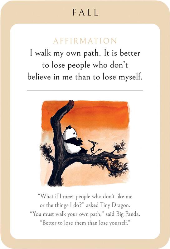 Big Panda and Tiny Dragon Affirmation Cards