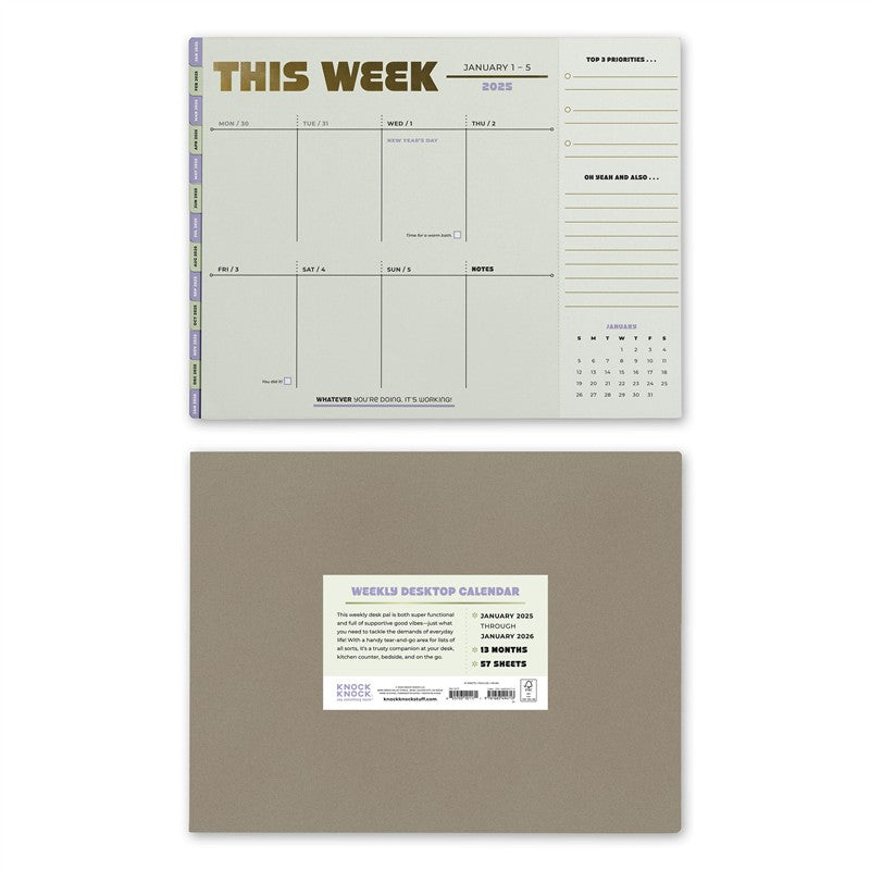 This Week Weekly Desktop Calendar