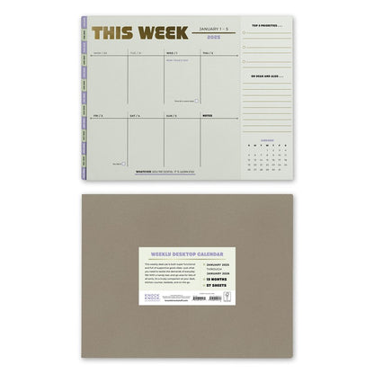 This Week Weekly Desktop Calendar