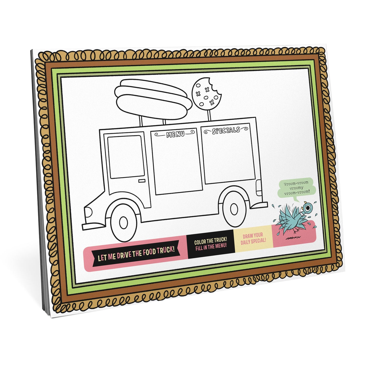 Time to Eat! Pigeon Mealtime Placemats