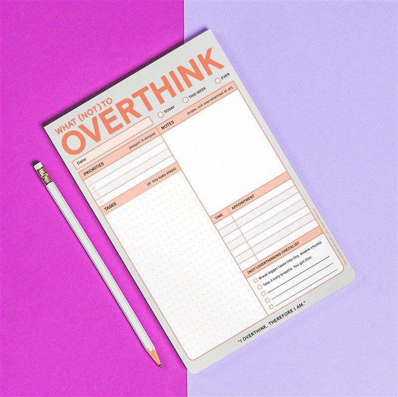 What (Not) to Overthink Pad