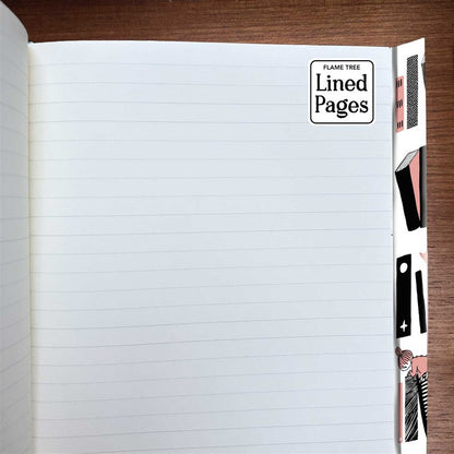 Moomin Bookshelves: Pink &amp; Silver (Foiled Journal)