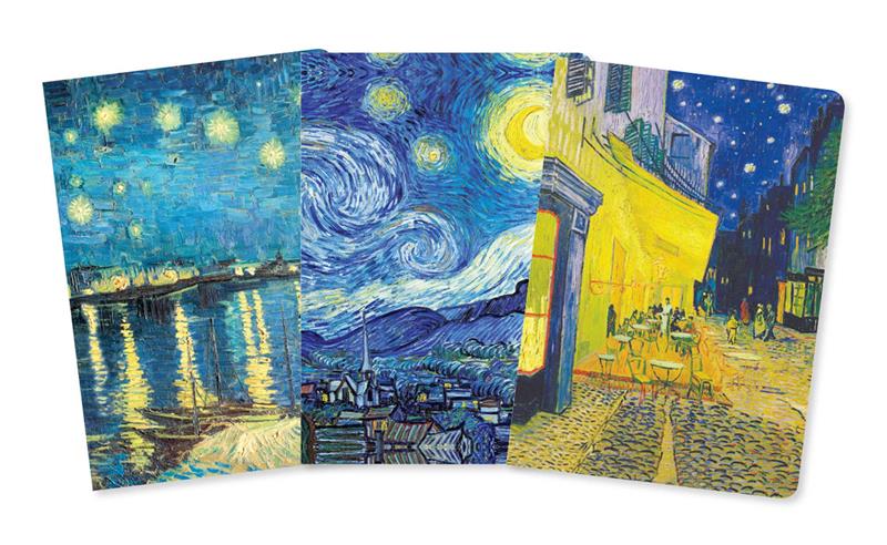 Coffret de 3 mini-cahiers Vincent van Gogh