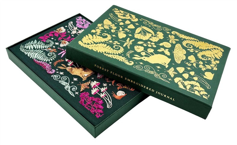 Forest Floor Deluxe Embroidered Journal