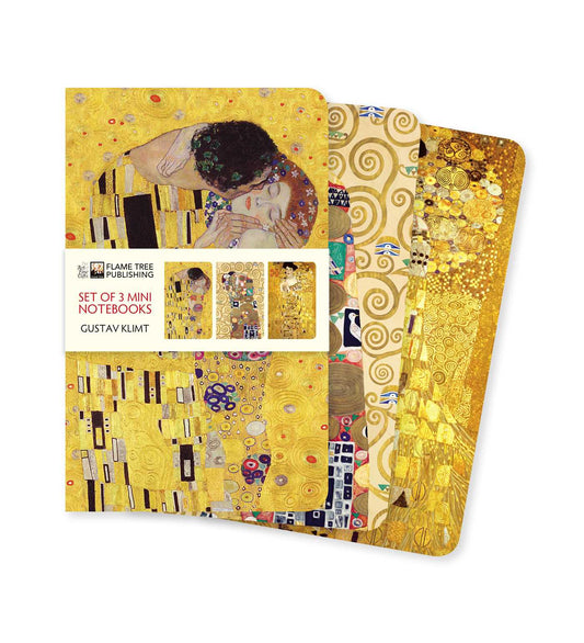 Coffret de 3 mini-cahiers Gustav Klimt