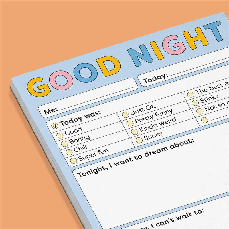 Good Night Playtime Pad with Sticker Sheet