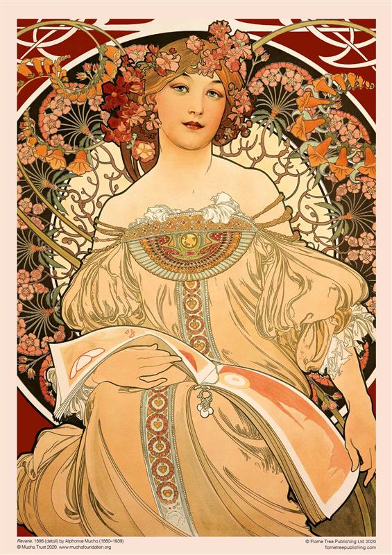 Adult Jigsaw Puzzle Alphonse Mucha: Reverie