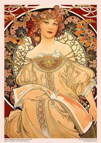 Puzzle adulte Alphonse Mucha : Rêverie